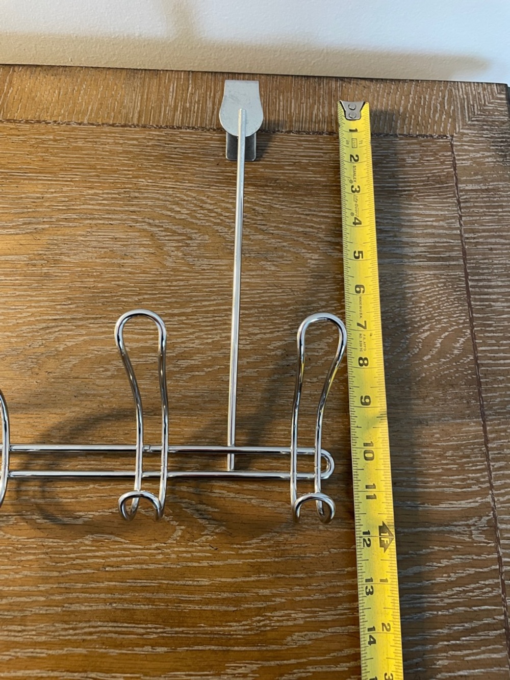 Over-the-Door Multi-Hook Hanger in Silver - Picture 6 of 6